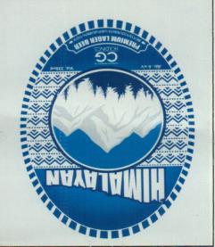 HIMALAYAN PREMIUM LAGER BEER (and logo) trademark logo