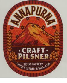 ANNAPURNA CRAFT PILSNER (and logo) trademark logo