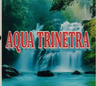 AQUA TRINETRA (and logo) trademark logo