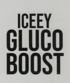 ICEEY GLUCO BOOST (and logo) trademark logo
