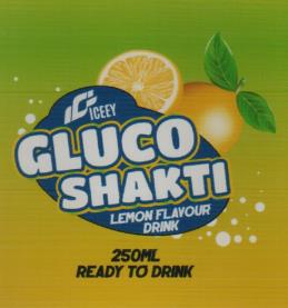 IC ICEEY GLUCO SHAKTI LEMON FLAVOUR DRINK 250ML (and logo) trademark logo