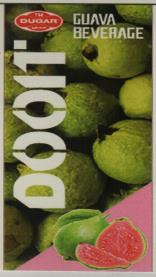 DOOIT GUAVA BEVERAGE (and logo) trademark logo