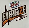 REAL ENERGIZE ENERGY DRINK (and logo) trademark logo
