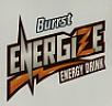 BURRST ENERGIZE ENERGY DRINK (and logo) trademark logo