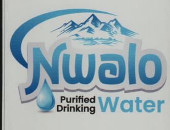NWALO PURIFIED DRINKIN WATER (and logo) trademark logo
