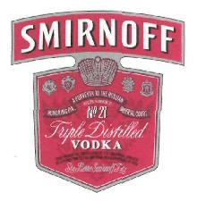SMIRNOFF (and logo) trademark logo