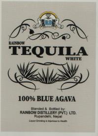RAINBOW TEQUILA WHITE (and logo) trademark logo