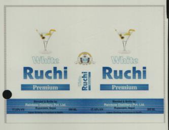 WHITE RUCHI PREMIUM (and logo) trademark logo