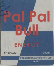Pal Pal Bull Energy (and logo) trademark logo