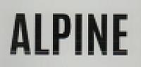 ALPINE (and logo) trademark logo