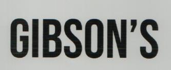 GIBSON'S (and logo) trademark logo