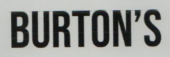BURTON'S (and logo) trademark logo