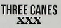THREE CANES XXX (and logo) trademark logo
