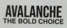 AVALANCHE THE BOLD CHOICE (and logo) trademark logo