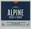 ALPINE SPIRIT OF PURITY 180 ML (and logo) trademark logo