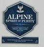 ALPINE SPIRIT OF PURITY 180 ML (and logo) trademark logo