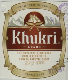 Khukri LIGHT (and logo) trademark logo