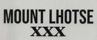 MOUNT LHOTSE XXX (and logo) trademark logo