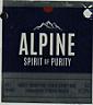 ALPINE SPIRIT OF PURITY 180 ML (and logo) trademark logo