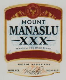 MOUNT MANASLU XXX (and logo) trademark logo
