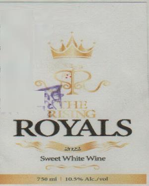THE RISING ROYALS (and logo) trademark logo
