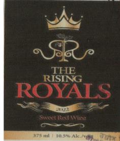 THE RISING ROYALS (and logo) trademark logo