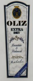 OLIZ EXTRA DRY (and logo) trademark logo