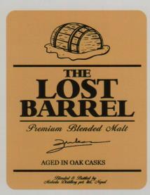THE LOST BARREL (and logo) trademark logo