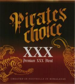 PIRATES CHOICE XXX (and logo) trademark logo