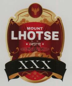 MOUNT LHOTSE XXX (and logo) trademark logo