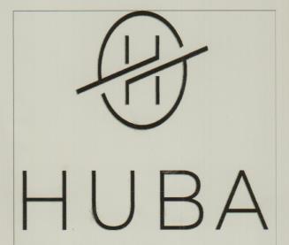 HUBA (and logo) trademark logo