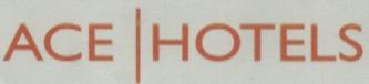 ACE HOTELS (and logo) trademark logo