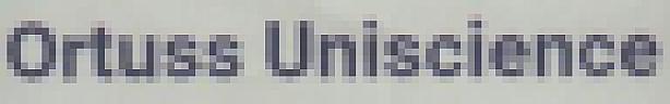 ORTUSS UNISCIENCE (and logo) trademark logo