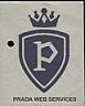 PRADA WEB SERVICES (and logo) trademark logo