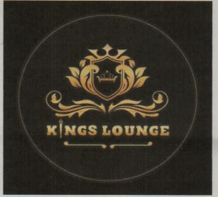 DA KINGS LOUNGE (and logo) trademark logo