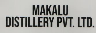 MAKALU DISTILLERY PVT. LTD. (and logo) trademark logo