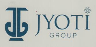JYOTI GROUP (and logo) trademark logo