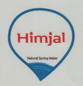 HIMJAL NATURAL SPRING WATER (and logo) trademark logo