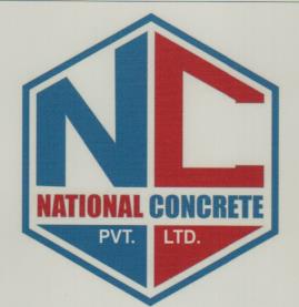 NATIONAL CONCRETE PVT. LTD. (and logo) trademark logo