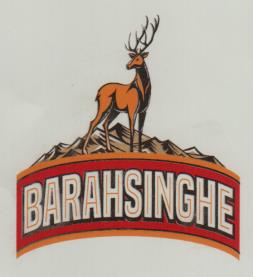 BARAHSINGHE (and logo) trademark logo