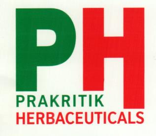 PH PRAKRITIK HERBACEUTICALS (and logo) trademark logo