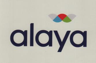 ALAYA (and logo) trademark logo