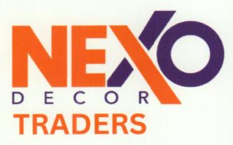 NEXO DECOR TRADERS (and logo) trademark logo