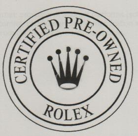 ROLEX CERTIFIED PRE-OWNED (and logo) trademark logo