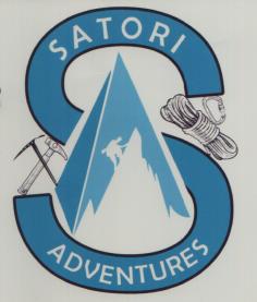 SATORI ADVENTURES (and logo) trademark logo