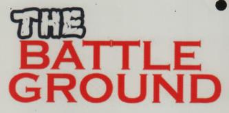 THE BATTLE GROUND (and logo) trademark logo