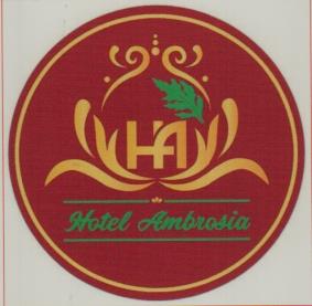 HOTEL AMBROSIA (and logo) trademark logo