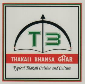 T3 THAKALI BHANSA GHAR (and logo) trademark logo