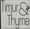 TIMUR & THYME (and logo) trademark logo