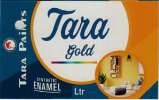 TARA GOLD SYNTHETIC ENAMEL (and logo) trademark logo